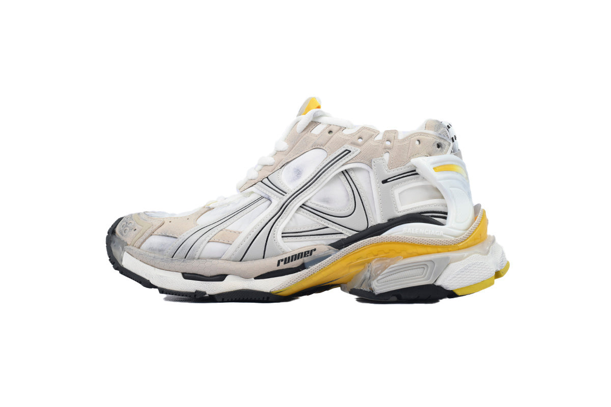 BALENCI Runner White Yellow