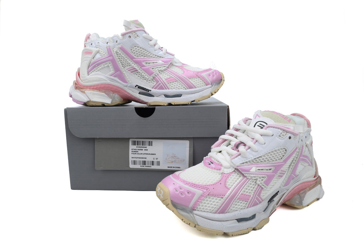 Wmns Balenci Runner White Pink