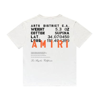 Amr Military Black Specs Stencil T-shirt